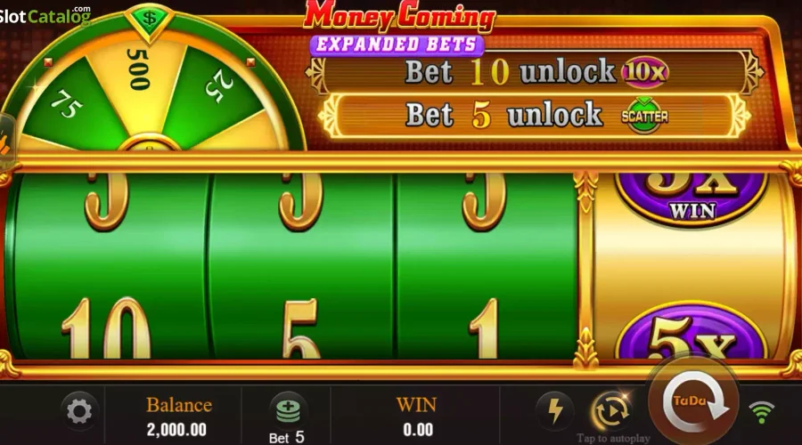 Money Coming: Single Payline Multiplier Rush